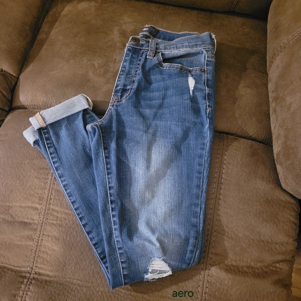 Highrise skinny jeans